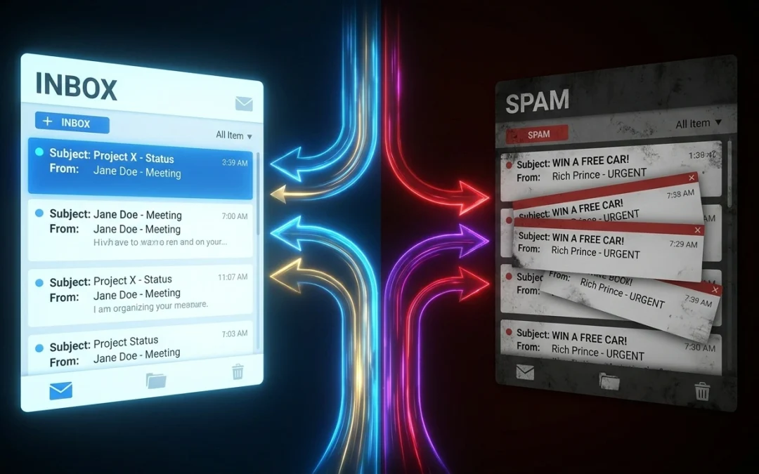Inbox vs Spam: Why Emails Go to Spam Instead